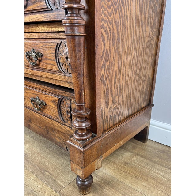 French Style Chest of Drawers with Marble Top For Sale - Image 17 of 18