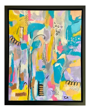 Contemporary Abstract Original Mixed Media Painting