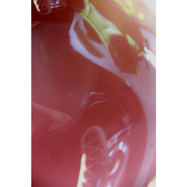 Corniola Vase in Murano Glass by Ercole Barovier for Barovier and Toso, 1960s For Sale - Image 6 of 10