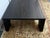 Rustic European Restoration Hardware Oak Wood Coffee Table, Black For Sale - Image 3 of 12
