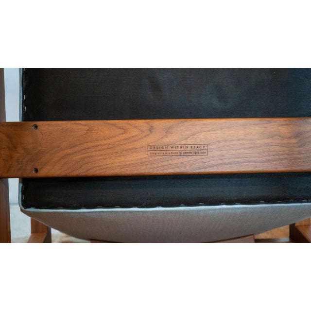 Design Within Reach Risom Rocker and Jens Ottoman, a Set For Sale - Image 18 of 18