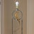 Gold Vintage Sculptural Postmodern Brass Bird Floor Lamp in Steel & Travertine For Sale - Image 8 of 14