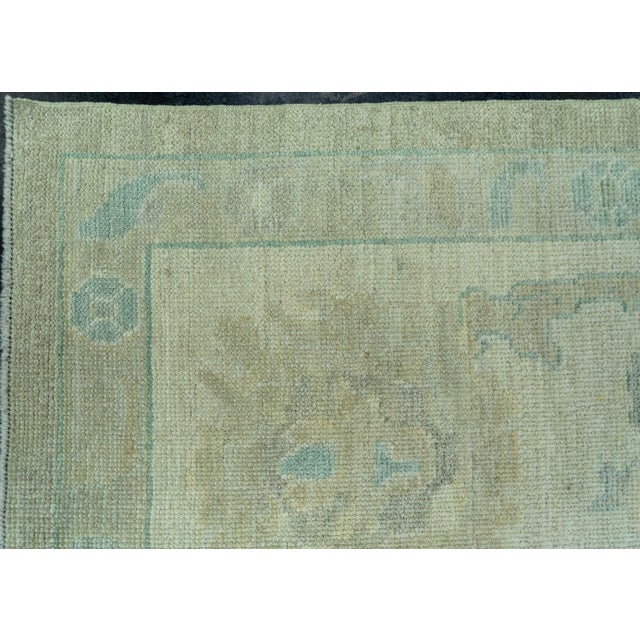 Turkish Oushak Rug 12'4" x 18'1" #19297 For Sale - Image 4 of 8