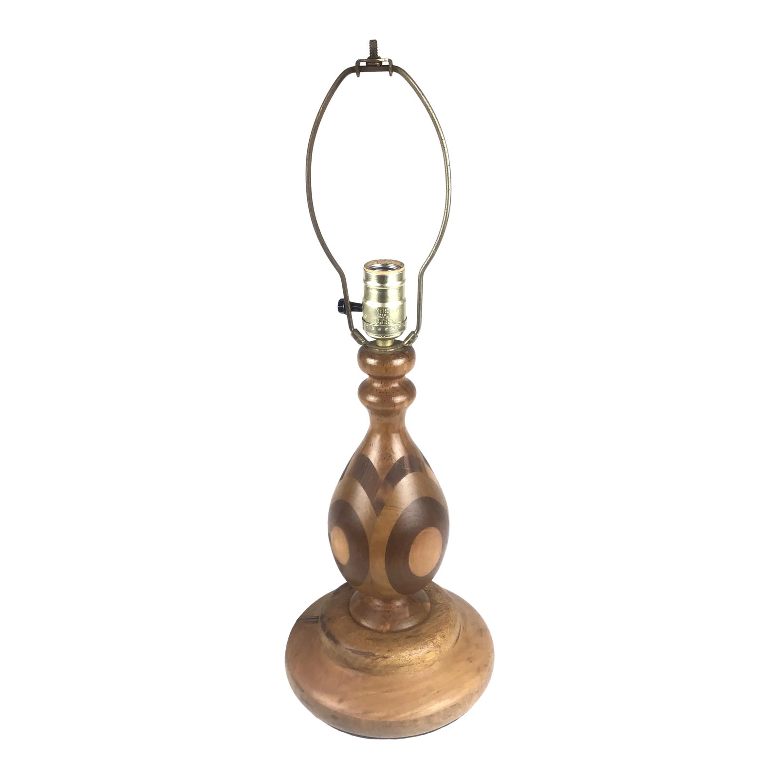 Inlaid Solid Wood Lamp Base Chairish