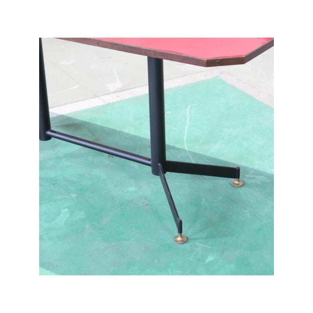 Shaped Table in Formica, Italy, 1950s For Sale - Image 3 of 13