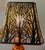 Wooden Table Lamps With Metal Tree Silhouette Shades For Sale - Image 9 of 12