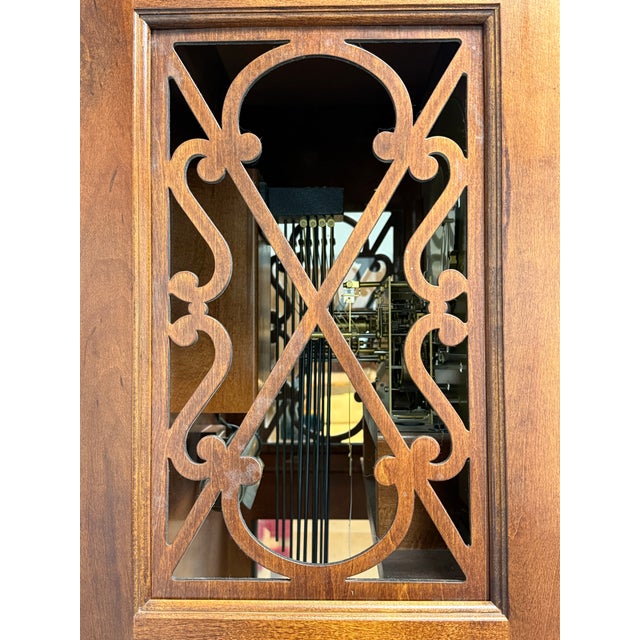 Howard Miller "Raymour" Broadmour Collection Grandfather Clock, Circa 1990s For Sale - Image 9 of 12