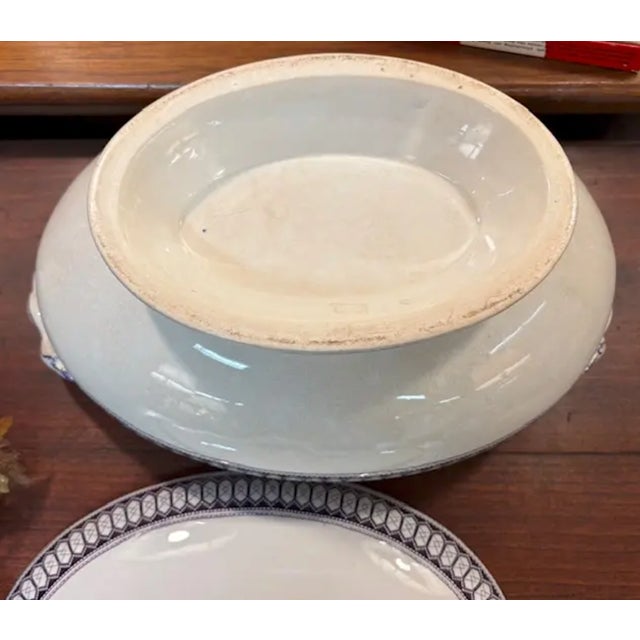 Ceramic Antique French Soup Tureen For Sale - Image 7 of 7