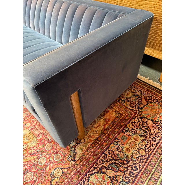 Gray Bright Chair Gray Sofa For Sale - Image 8 of 12
