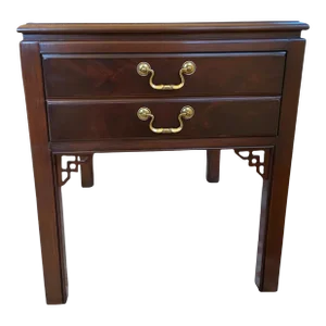 Drexel Heritage Chippendale Bedside Table