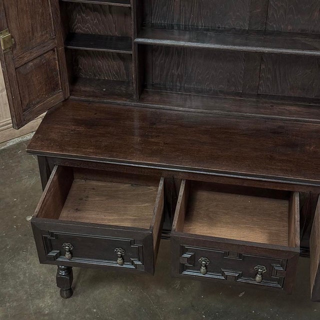 Vintage Welsh Oak Sideboard, Hand-Crafted, British Colonial, Mid-1900s For Sale - Image 9 of 18