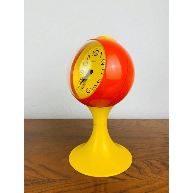 Mid-Century Modern Space Age German Clock from Blessing, 1960s For Sale - Image 3 of 5