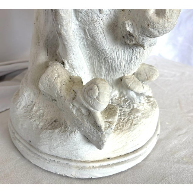 Vintage Mid Century Modern Coastal Tropical Bird Lamp For Sale - Image 4 of 18