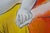 Late 20th Century The Lovers Emulation Oil Painting on Canvas After Pablo Picasso 31" For Sale - Image 11 of 11