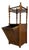 Antique English Golden Oak Cabinet, 1900s For Sale