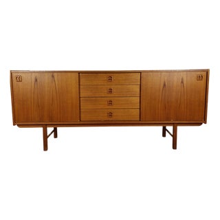 Vintage Danish Sideboard in Teak, 1960s For Sale