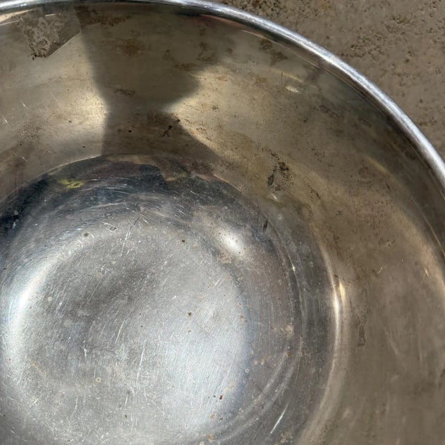 Bullocks Silverplated Bowl, Mid-Century Modern, 10-Inch Diameter, Usa For Sale In San Diego - Image 6 of 10
