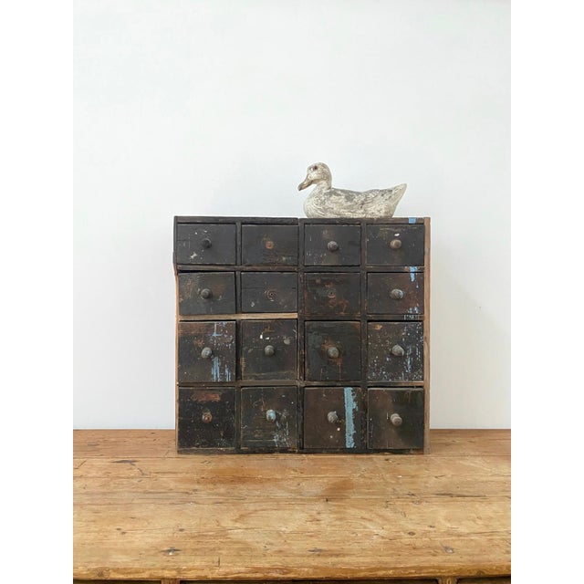 Scratch Built Bank of Drawers For Sale - Image 6 of 6