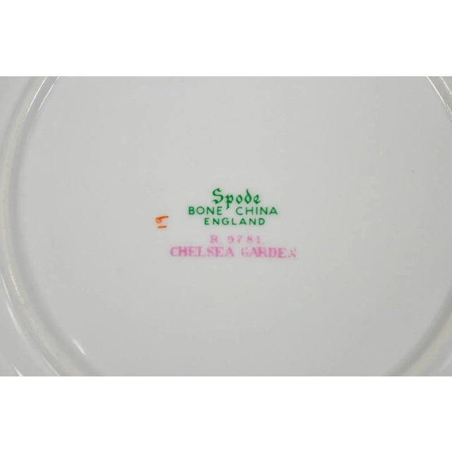 Mid 20th Century Spode England "Chelsea Garden" Bone China Porcelain Dinner Set of 51 Pc For Sale - Image 10 of 13