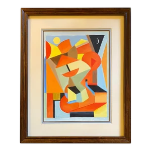 Cubist Oil Painting Untitled by Satori Gregorakis