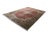 This authentic handmade Indian wool rug showcases an extraordinarily detailed, traditional layout anchored by a prominent,...