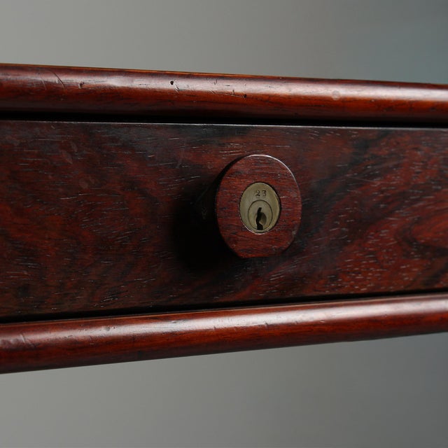 Brown Model 530 Writing Desk by Gianfranco Frattini for Bernini, 1957 For Sale - Image 8 of 18