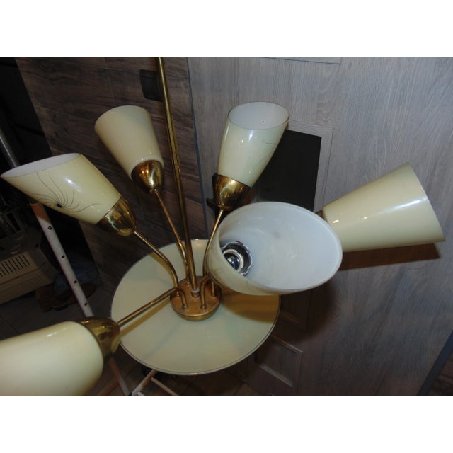 1960s Vintage Chandelier, 1960s For Sale - Image 5 of 8
