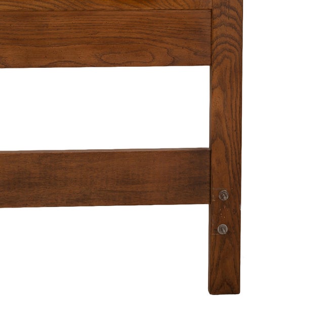 Here is a very nice twin headboard from the Henredon Artefacts Line. This headboard measures 39.5" wide by 38" tall by 2"...