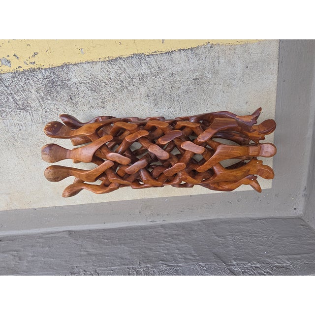 Camel Headed Wood Base Stand For Sale - Image 10 of 10