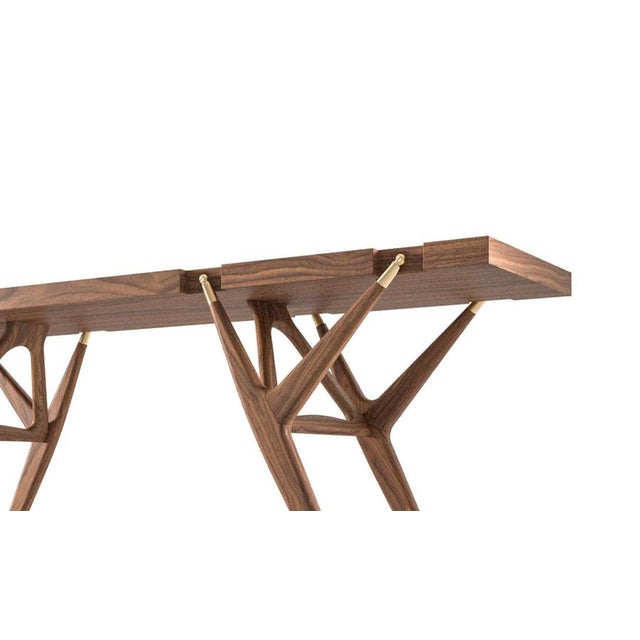 Brown 1947 Console Table by Ico Parisi for Cassina For Sale - Image 8 of 10