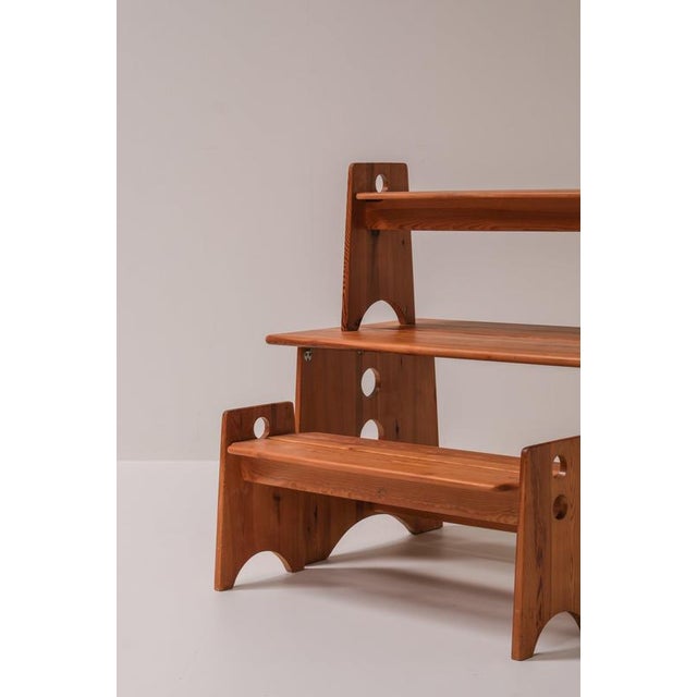 Pine Dining Set from Dyrlund, Denmark, 1970s, Set of 3 For Sale - Image 10 of 11