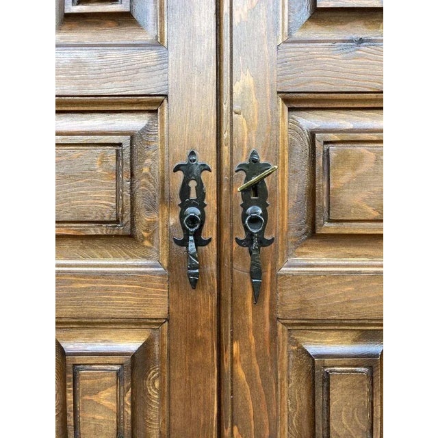 19th-Century Walnut Cupboard For Sale - Image 9 of 15