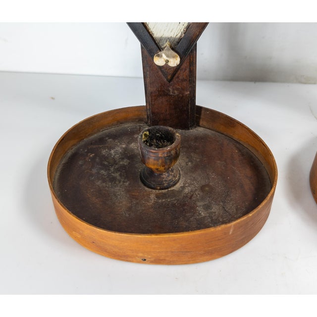 19th Century Rare Pair of Shaker or Sailor Made Mirrored Candle Sconces For Sale In New York - Image 6 of 18