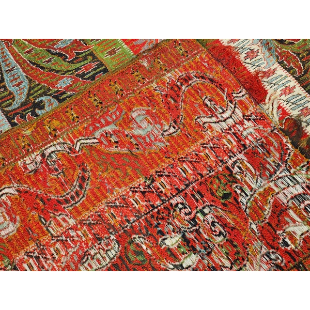 Mid 19th Century Mid 19th Century Kashmiri Shawl For Sale - Image 5 of 12