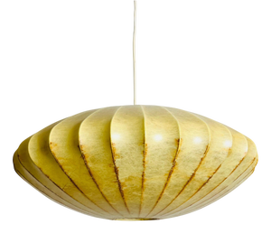 Mid-Century Modern Saucer Cocoon Pendant Lamp, 1960s