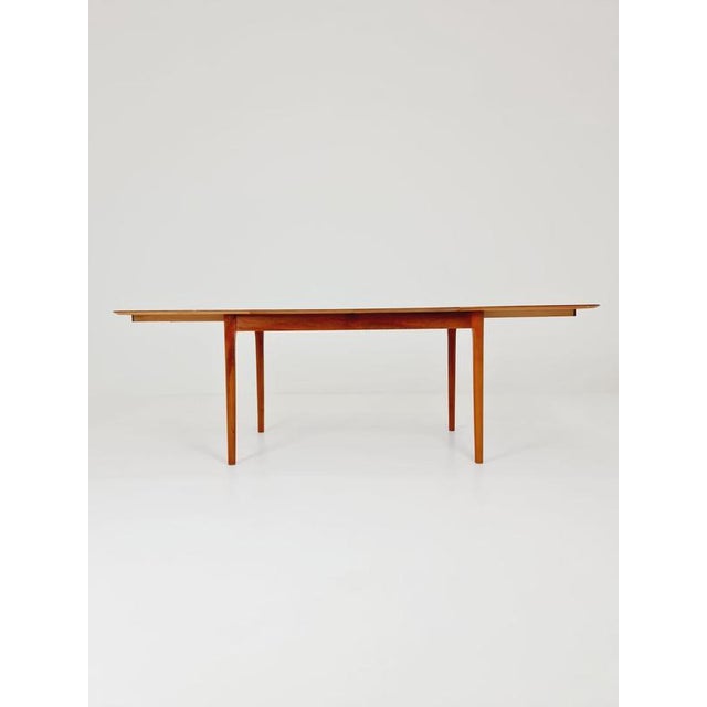 Brown German Teak and Walnut Dining Table from Lübke, 1960s For Sale - Image 8 of 18
