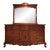 1990s Lexington Victorian Sampler Triple Dresser W/ Landscape Mirror For Sale