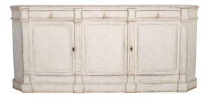 Architectural French Sideboard in White