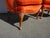 Pair of French Louis XV Red Orangish Bergere Side Chairs W Down Cushions For Sale - Image 12 of 12