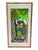 1970s Adam Leontus Art Naif Framed Serigraph Screen Print: Peacock For Sale In Miami - Image 6 of 18