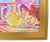 Original impressionist painting of a pitcher of lemonade on a stretched artist canvas. Signed by the artist "Charlene...