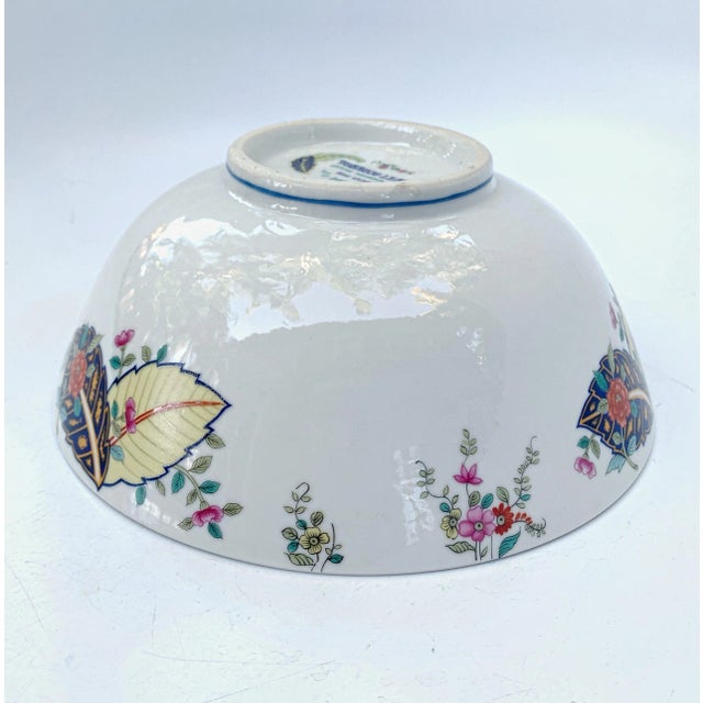 Vintage Tobacco Leaf China Medium Serving Bowl For Sale - Image 11 of 13