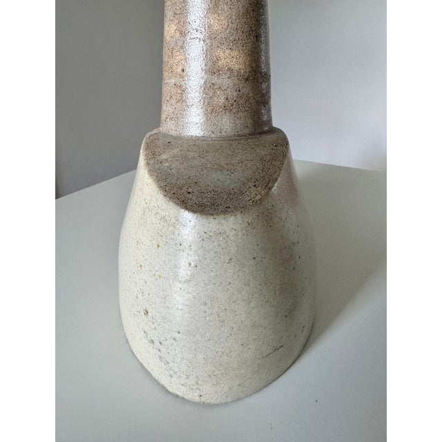 1960s Large Danish Stoneware Table Lamp by Hak Nils for Kähler Keramik Stoneware, 1970s For Sale - Image 5 of 10