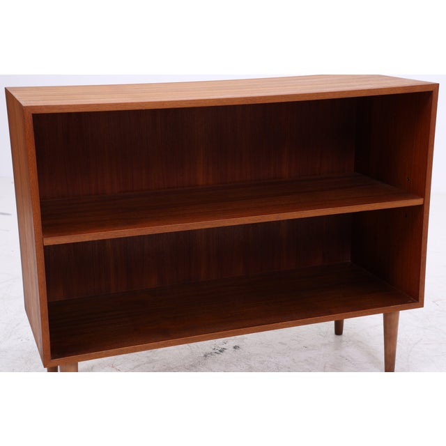 Brown Vintage Danish Teak Bookcase from Musterring For Sale - Image 8 of 12