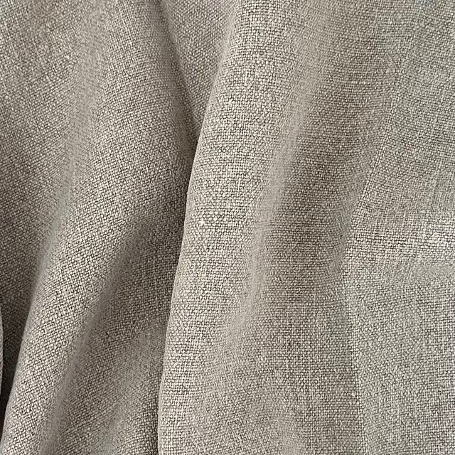 18 oz 100% stone wash linen. Color: Natural Flax