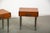 Italian Nightstands in Teak with Brass Details. 1970s, Set of 2 For Sale - Image 9 of 12
