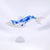This artwork features a stylized fish rendered in resin cast and acrylic gouache, showcasing fluid, swirling patterns in...