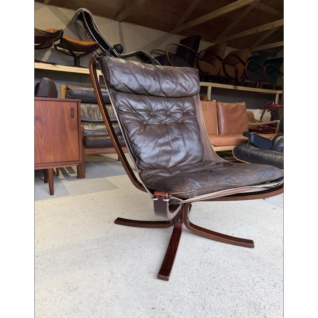Mid-Century Falcon Chair by Sigurd Ressell for Vatne Mobel, Norway For Sale - Image 13 of 18
