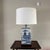 Frederick Cooper Vintage Frederick Cooper Chinoiserie Blue & White Lidded Jar Table Lamp — 28” For Sale - Image 4 of 12