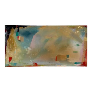 Vintage "Ant-Man" Expressionist Abstract Acrylic on Canvas Painting For Sale